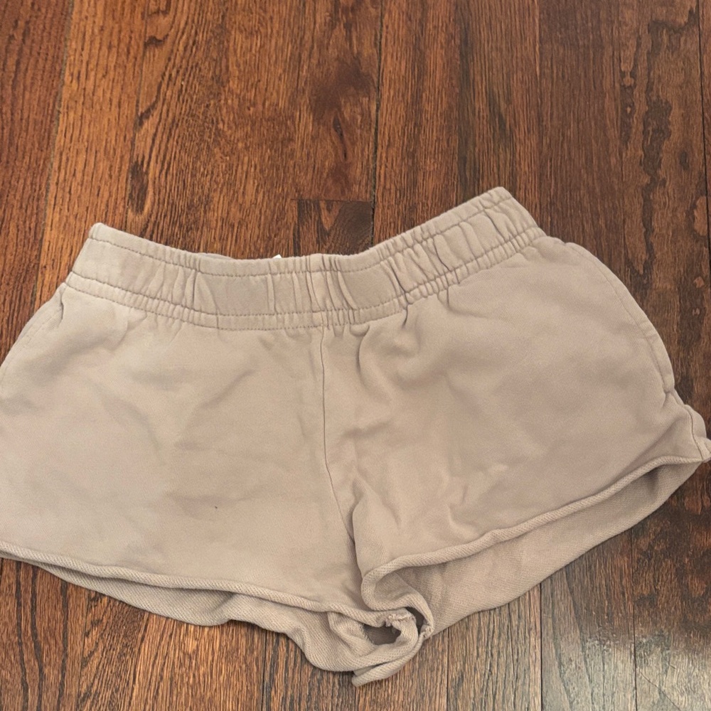 Garage Women's Cream Athletic Shorts